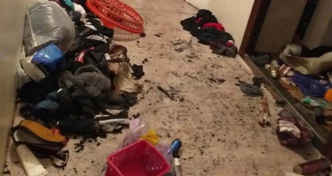 Vatra u ulici Maršala Tita 54: U centru Sarajeva izbio požar, buknulo u kupatilu na posljednjem spratu...