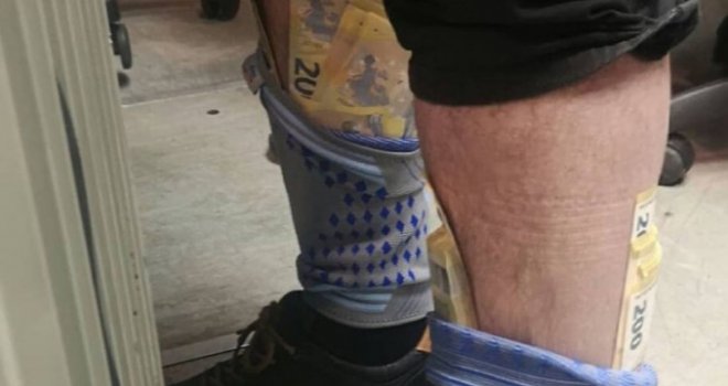 U čarapama krio 70.000 eura, carinici ga otkrili