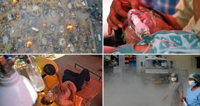 'Ako postoji pakao, to je ovo': Mrtve u Indiji kremiraju na parkiralištima, kisika nema, očajni i ljudi i doktori...'