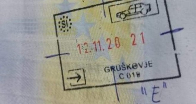 Zašto granični policajac hemijskom olovkom precrta pečat i doda slovo abecede?