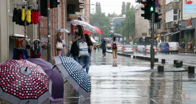 Narednih dana nestabilno vrijeme sa pljuskovima i grmljavinom