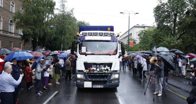 Iz Visokog ispraćeni tabuti s posmrtnim ostacima sedam žrtava genocida