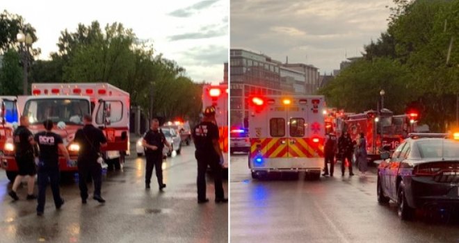 Drama kod Bijele kuće: Grom udario četiri osobe u parku, teško su povrijeđeni