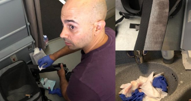 U avionu je osjetio smrad ispod sjedišta, a onda se šokirao: 'Preživio sam ratove, ali ovo ni u snu ne bih očekivao...'