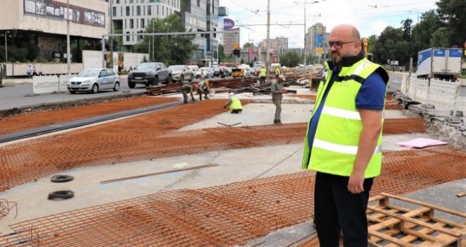 Ministar Šteta na gradilištu tramvajske pruge: 'Svi možemo biti ponosni na ovaj projekt, građani su imali strpljenja' 
