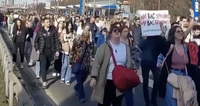 Okončana 24-satna studentska blokada u Beogradu