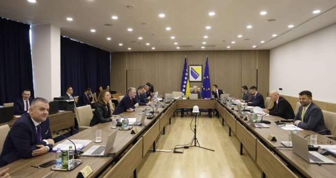 Vijeće ministara BiH danas o nacrtima zakona, zamjeniku direktora SIPA-e i evropskim integracijama