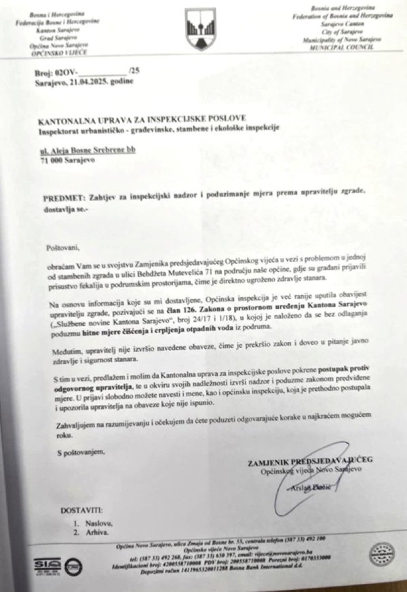 dopis-kuip-fekalije-grbavica
