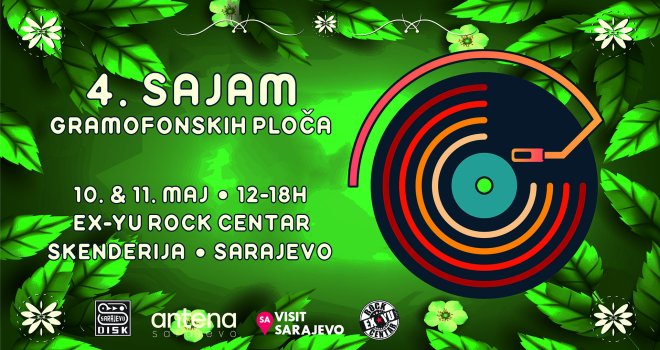 Posjetite 4. Sajam gramofonskih ploča u Sarajevu: Popularizacija vinil kulture i podrška lokalnoj sceni i izdavačima
