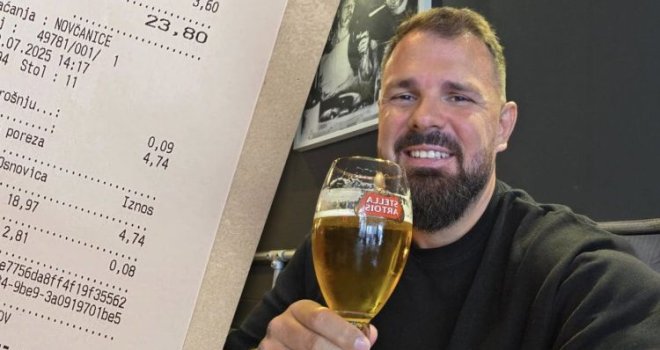 Kristijan Iličić objavio račun iz splitskog kafića, pa izazvao haos na društvenim mrežama