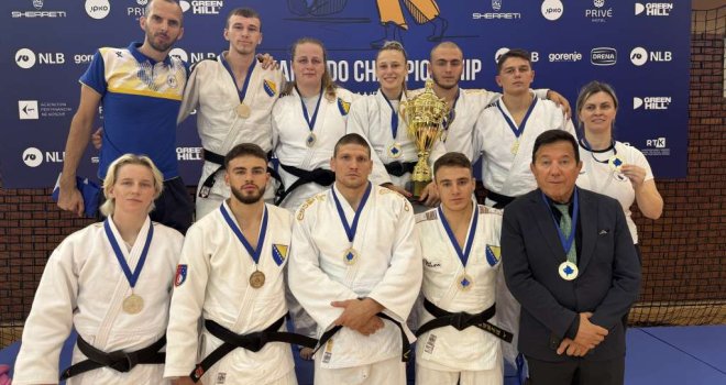 Judo reprezentacija BiH osvojila ekipno zlato na Balkanskom prvenstvu