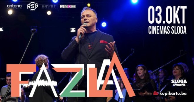 Veliki koncert Muhameda Fazlagića Fazle u sarajevskom klubu Cinemas Sloga