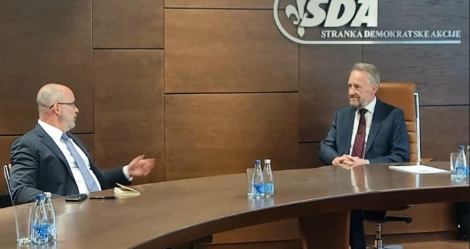 Izetbegović se sastao s Ginkelom: Naznačen značaj Južne interkonekcije za energetsku sigurnost