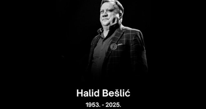 Vlada FBiH proglasila Dan žalosti u ponedjeljak zbog smrti Halida Bešlića