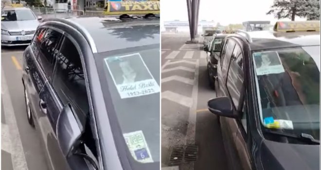 Sarajevski taksisti na aerodromu pustili Halidove pjesme i čekaju putnike da ih prevezu na dženazu