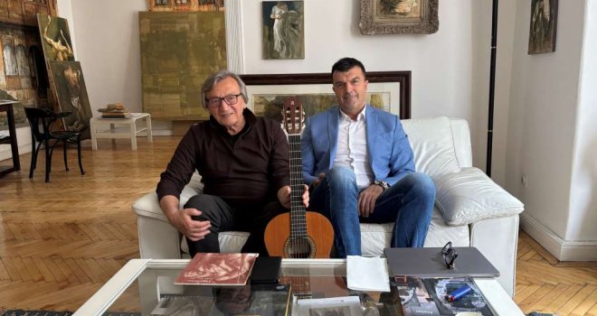 Safet Zec oživljava svoju kultnu sliku iz 1983. godine 'Veliki pano Sarajevu'