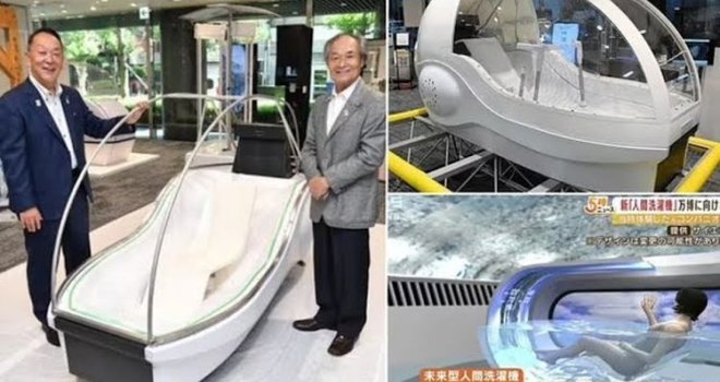 Japanci napravili perilicu za pranje ljudi: Vaše je samo da sjednete i uživate