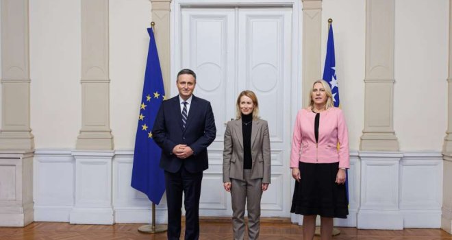 Bećirović i Kallas: EU i NATO ostaju strateški ciljevi BiH, podržano produženje mandata EUFOR-a