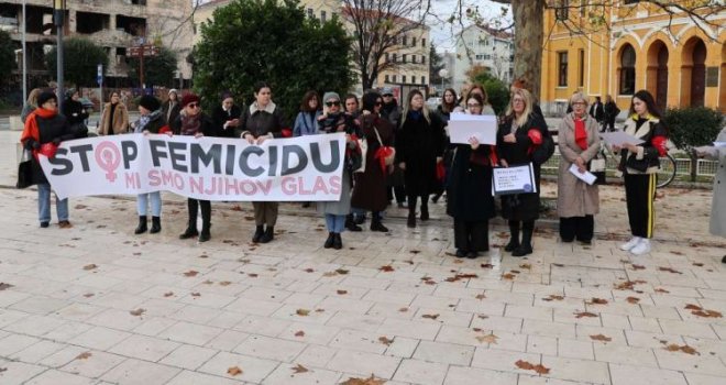 Mirna protestna šetnja građana Mostara zbog ubistva Aldine Jahić