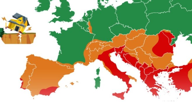 Objavljena mapa Evrope prema riziku od zemljotresa: Je li BiH u 'opasnoj zoni'?