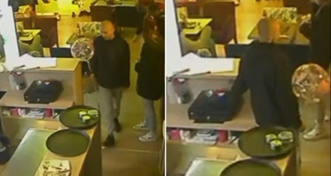 Muškarac ukrao pazar iz ugostiteljskog objekta u sarajevskom tržnom centru Aria
