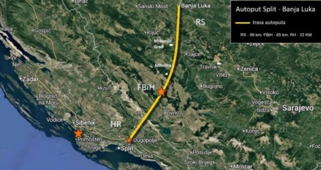 Iz Banjaluke autoputem do Splita: Učinjen novi važan korak, prolazi i kroz Federaciju, ali...