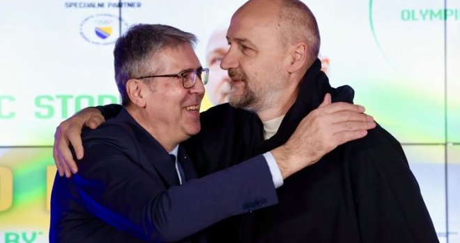 Susret šampiona i prijatelja u srcu Sarajeva: Dino Rađa i gradonačelnik Samir Avdić u Olimpijskom muzeju 