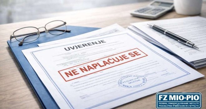 Lijepa vijest za osiguranike: Ukida se naplata potvrda i svih uvjerenja koje izdaje Federalni zavod MIO/PIO 