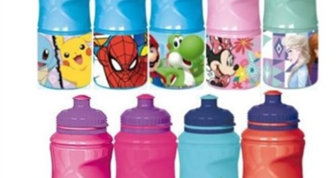 Opasnost za djecu: Sa tržišta BiH povučene boce s motivima crtanih likova