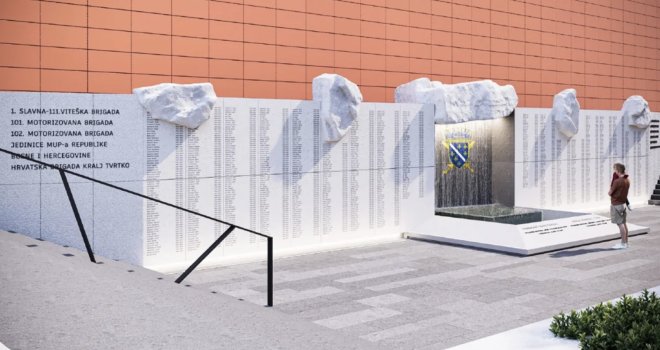 Pogledajte kako će izgledati novi spomenik šehidima i poginulim borcima u Novom Sarajevu