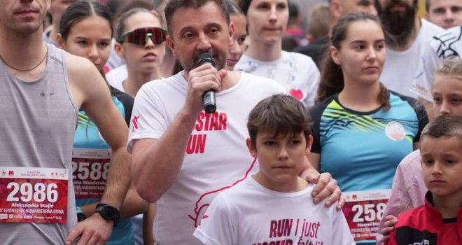 Gradonačelnik Mostara Mario Kordić istrčao humanitarnu utrku za podršku školama 