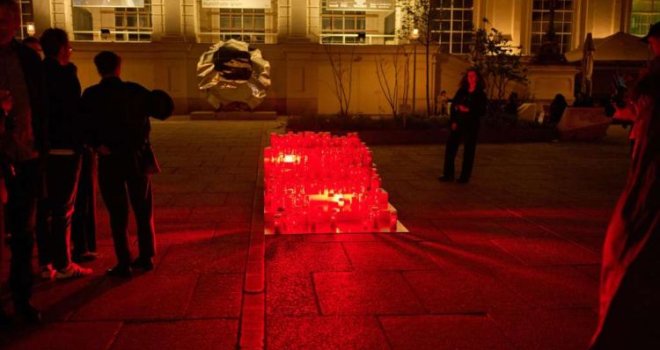 Jednovečernja javna svjetlosna instalacija umjetnice Šejle Kamerić u srcu Beča