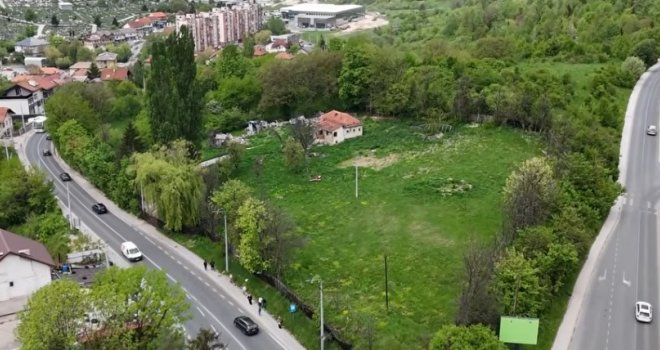 Sporna lokacija: Ovo je parcela u Sarajevu na kojoj je Lidlu zabranjena gradnja