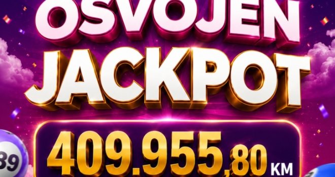 Penzioner iz Tuzle naplatio jackpot od skoro 410.000 KM:  30 godina igrao iste brojeve