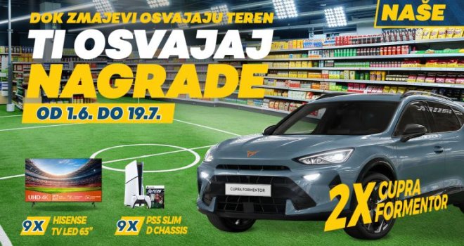 Bingo pokrenuo veliku nagradnu igru Bodrimo naše