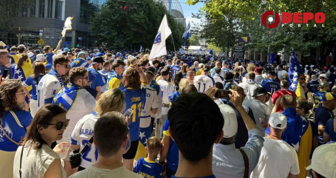 Hiljade navijača u maršu prema stadionu: Korteo BH Fanaticosa zapalio ulice Seattlea... Pogledajte atmosferu!