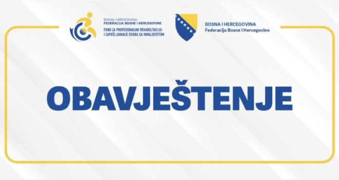 Omogućeno zapošljavanje pod općim uslovima i profesionalna rehabilitacija za osobe sa invaliditetom od 50 posto