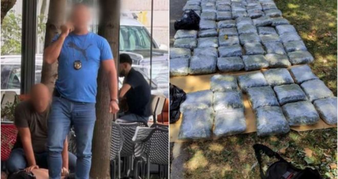 Predložen jednomjesečni pritvor za Nihada Bjelaka kod kojeg je zaplijenjeno 73 kilograma droge