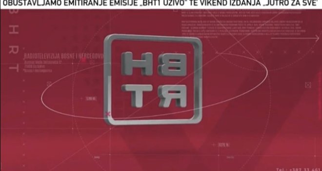 Gledaoci jutros ostali bez programa: BHRT obustavio više emisija zbog finansijske krize