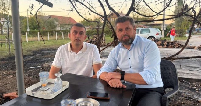 Ćamil Duraković kod Meše Jašarevića u Tesliću: 'Ne smijemo dozvoliti da bilo koja porodica živi u strahu' 